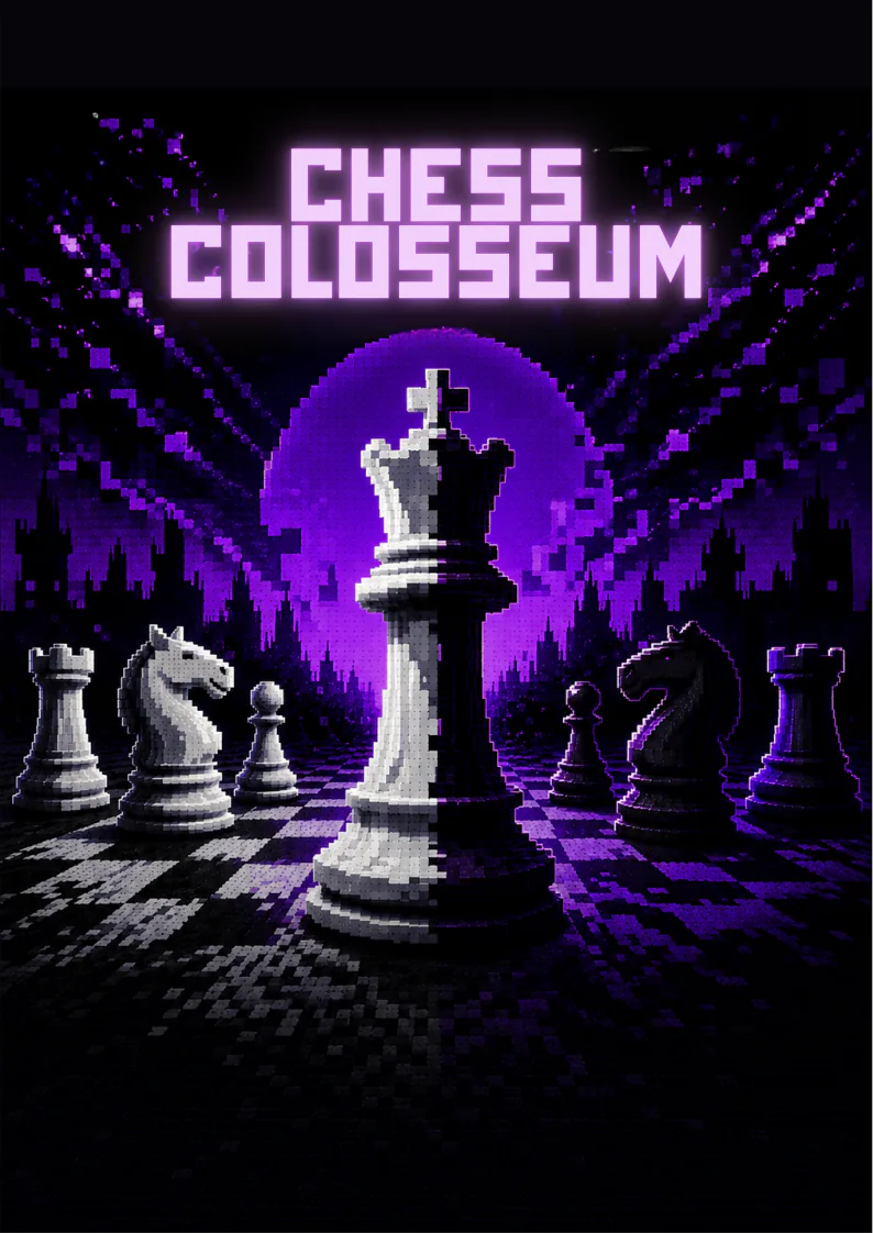 Pixel-art poster for Chess